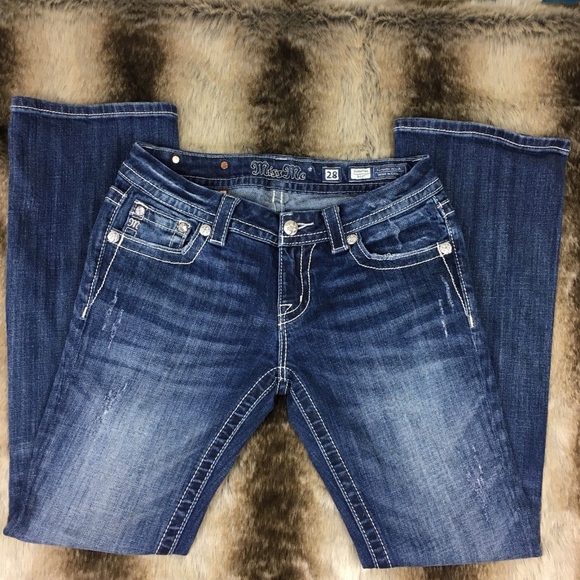 🛍 Miss Me Signature Bootcut Jeans, Size 28 - Picture 2 of 6